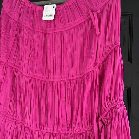 💖LAST OFFER! NWT Free People Maeve Midi Skirt in color: Pink, Sz XL~ 💖 - Picture 3 of 15
